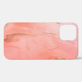 Gouden perzik Elegant Case-Mate iPhone Case (Achterkant (horizontaal))