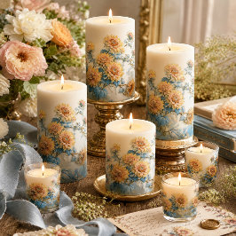 Gouden Perzik Ethische Zonnebloem Tak Decoupage Tissuepapier