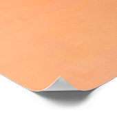Gouden Perzik Perfectie Design Poster (Hoek)