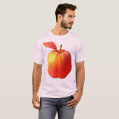 Gouden Perzik Perfectie Design T-shirt (Voorkant volledig)