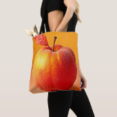 Gouden Perzik Perfectie Design Tote Bag (Dichtbij)