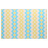 Gouden perzik turquoise en geel stof (Fat Quarter)
