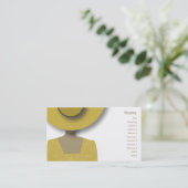 Gouden Pet - Zaken Visitekaartje (Staand voorkant)