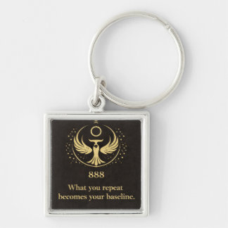Gouden Phoenix 888 Sleutelhanger | Spiritueel Symb