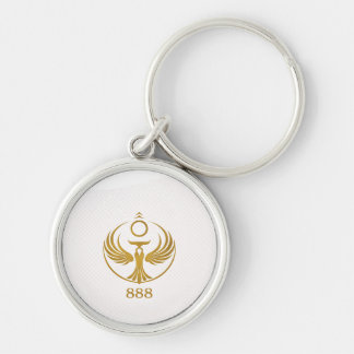 Gouden Phoenix 888 Sleutelhanger | Spiritueel Symb