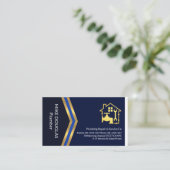 Gouden pijlen Gouden kraan Loodgieterij Visitekaartje (Staand voorkant)