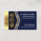 Gouden Pijlen Gouden Loodgieterij Iconen Visitekaartje (Voorkant)