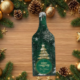 Gouden Pijnbomen Zilveren Sneeuwvlokken Hunter Gro Snijplank