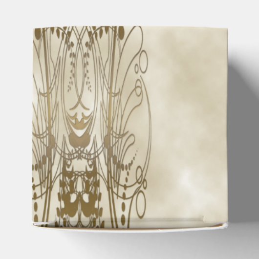 Gouden pilaren bedankdoosjes (Bovenkant)