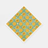 Gouden Piraten Munten en Parels Patroon Servet (Hoek)