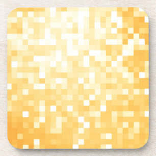Gouden Pixel Sparkle Bier Onderzetter