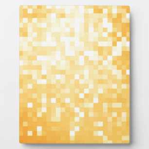 Gouden Pixel Sparkle Fotoplaat