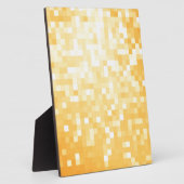 Gouden Pixel Sparkle Fotoplaat (Zijkant)