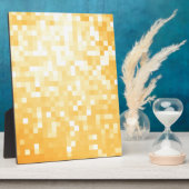 Gouden Pixel Sparkle Fotoplaat (Zijkant)