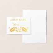 Gouden plaatsnaam Kaarten met Holly Leaves (Display)