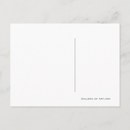 Gouden Poep - Ansichtkaart / Uitnodiging (Achterkant)