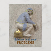 Gouden Poep - Ansichtkaart / Uitnodiging (Voorkant)