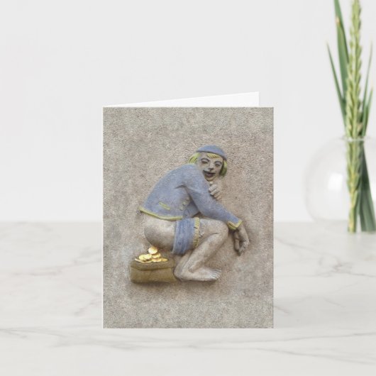 Gouden Poep ~ Kaart / Uitnodiging (Voorkant)