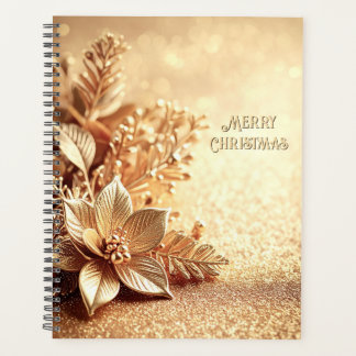 Gouden Poinsettia Planner
