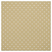 Gouden Polka dot harten Stof (Swatch)
