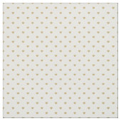 Gouden Polka dot harten Stof (Swatch)