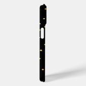 Gouden Polka Dot Patroon Tiny Hand getrokken Verva Case-Mate iPhone Case (Achterkant / Rechts)
