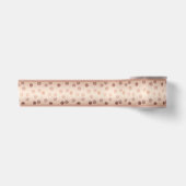 Gouden polka stip verloop achtergrond satijnen lint (Voorkant)
