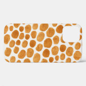 Gouden Polka stippen: Abstracte Gouache Case-Mate iPhone Case (Achterkant (horizontaal))
