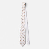 Gouden polka stippen servetten stropdas (Voorkant)