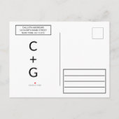 Gouden Pompoen Fotokalender Sla de datum op Aankondigingskaart (Achterkant)