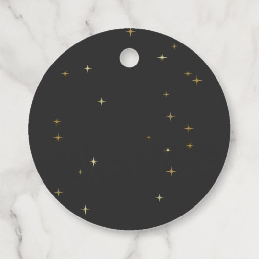 Gouden pompoen Happy Halloween Bedankjes Labels (Achterkant)