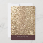 Gouden pompoen herfst bruiloft bruidsmeisje voorst kaart (Achterkant)