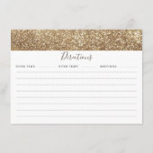 Gouden pompoen Herfst Vrijgezellenfeest recept Informatiekaartje (Achterkant)