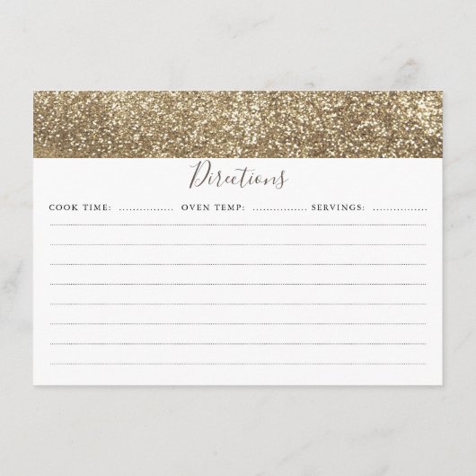 Gouden pompoen Herfst Vrijgezellenfeest recept Informatiekaartje (Achterkant)