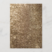 Gouden Pompoen Roze Bloemen Vaas Bruiloft Informat Informatiekaartje (Achterkant)