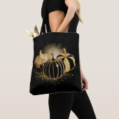 Gouden Pompoen Sparkle voor Herfst Tote Bag (Dichtbij)