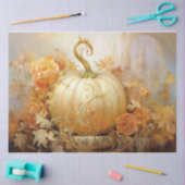 Gouden pompoen verhaal tissuepapier (Craft)