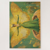 Gouden Pompoenkoningin in Vintage Stijl Legpuzzel (Verticaal)