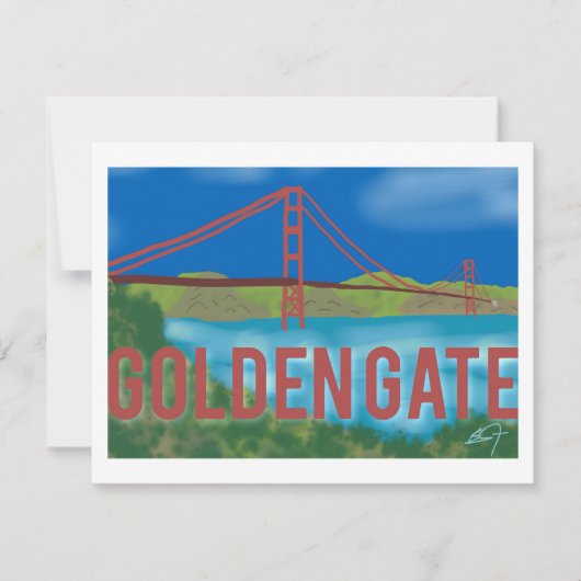 Gouden Poort Bedankkaart (Voorkant)