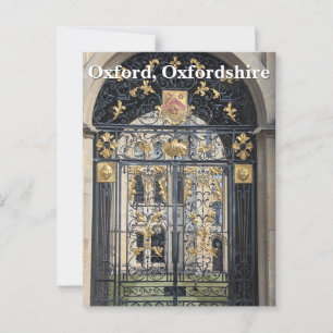  Gouden Poort bij All Souls College, Oxford Briefkaart