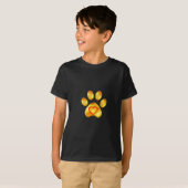 Gouden poot t-shirt (Voorkant volledig)