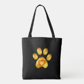 Gouden Poot Tote Bag (Achterkant)