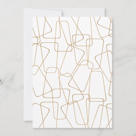 Gouden Pop Fizz Clink bruids doucheuitnodiging Kaart (Achterkant)