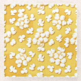 Gouden Popcorn Camo Onderzetter Glazen Onderzetter