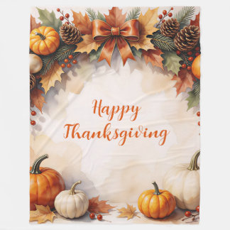 Gouden Populaire Herfst Thanksgiving Collectie Fleece Deken