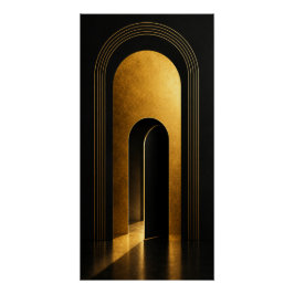 Gouden Portaal Muurkunst Poster