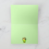 Gouden Pot Met Goud St. Patrick's Dag Kaart (Binnen)
