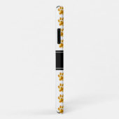 Gouden poten & kalligrafie op zwart en wit Case-Mate iPhone case (Achterkant/rechts)