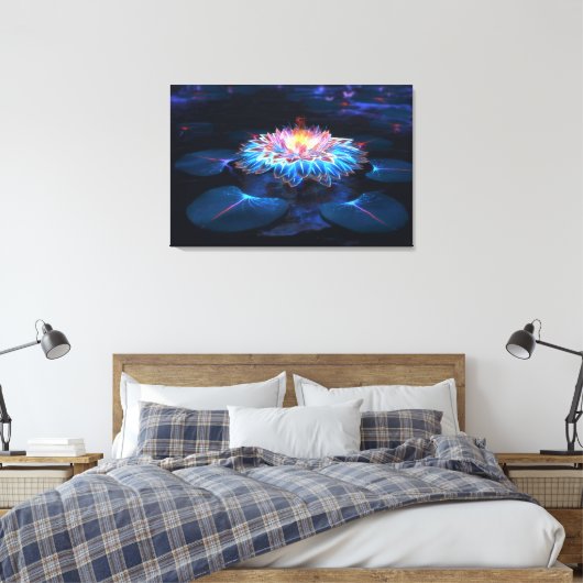 Gouden potje (nacht) canvas afdruk (Insitu (Slaapkamer))