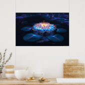 Gouden potje (nacht) poster (Keuken)